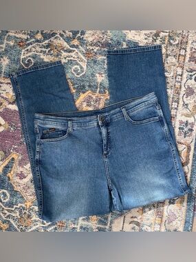 Kuhl Blue Kontour Rigid Denim High Rise Stretch Jean Women’s Size 16